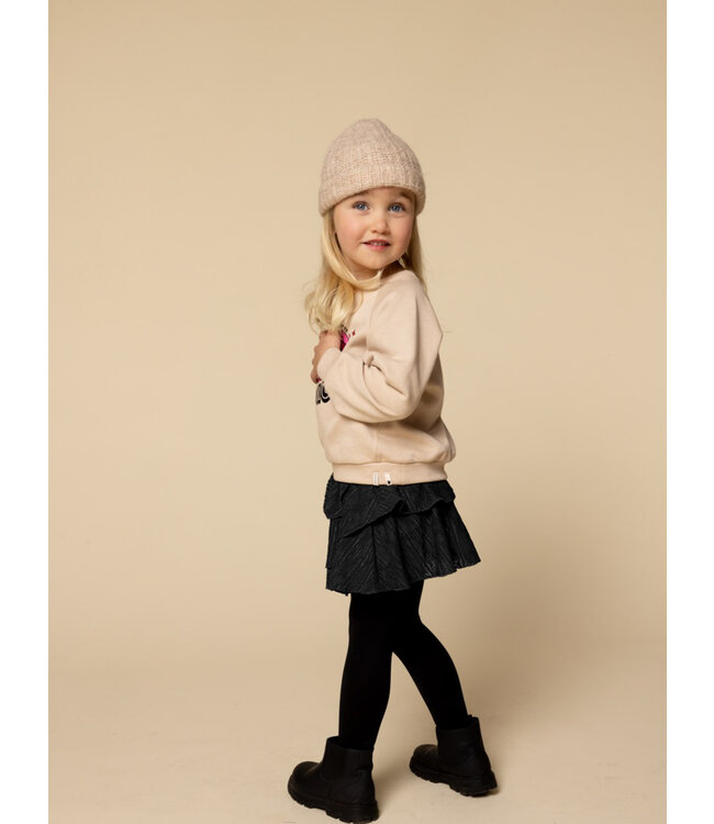LOOXS Little winter lace rok meisjes - zwart