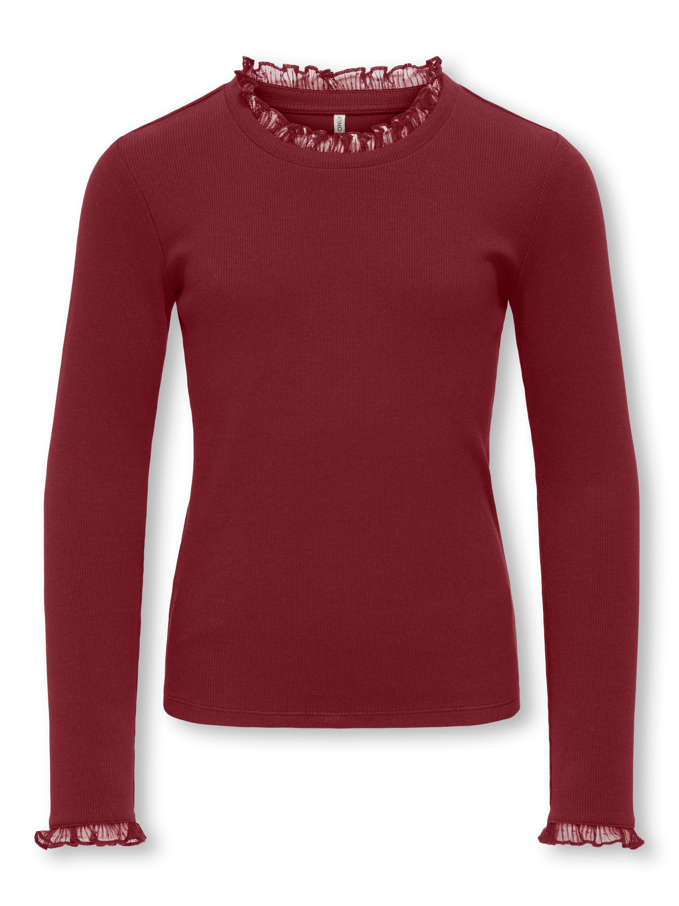 Kids ONLY winter top meisjes - rood - KogLeslie - regular fit, longsleeve