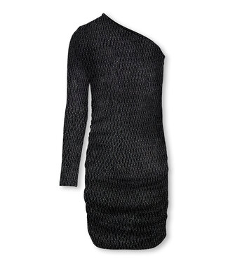 Kids ONLY winter jurk meisjes - zwart - KogQueen - regular fit, glitter