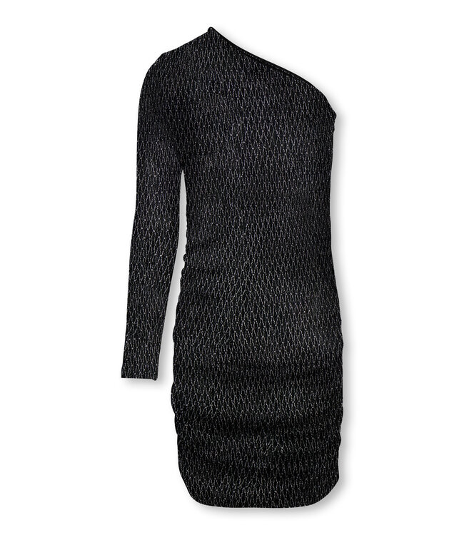 Kids ONLY winter jurk meisjes - zwart - KogQueen - regular fit, glitter
