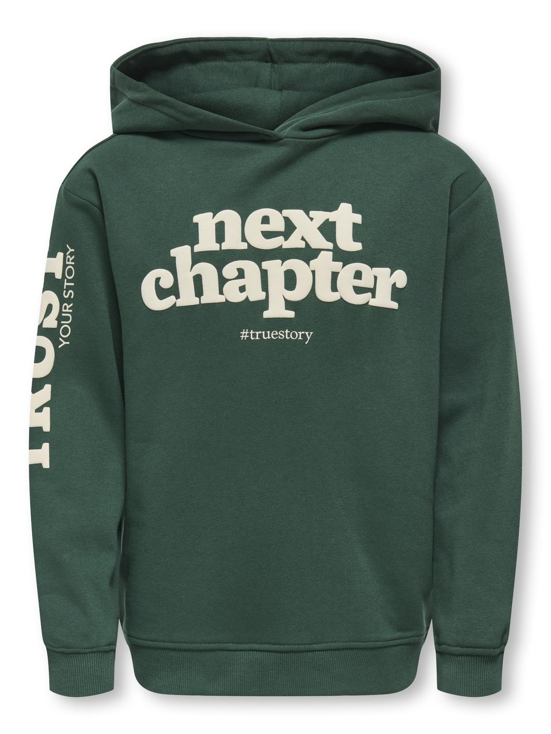 Kids ONLY winter hoodie meisjes - groen - KogDiana afbeelding