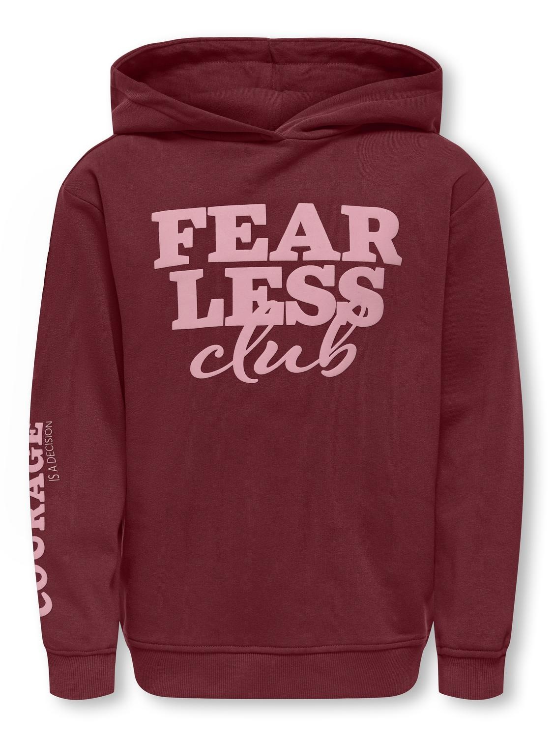 Kids ONLY winter hoodie meisjes - rood - KogDiana afbeelding