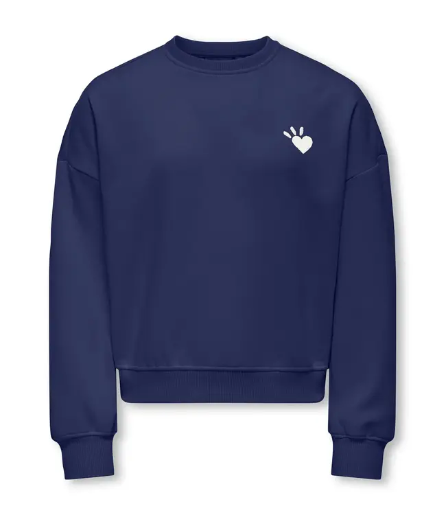 Kids ONLY winter sweater meisjes - blauw - KogTammie - relaxed fit