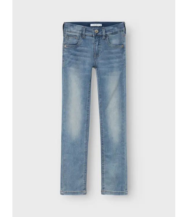 Name it winter jeansbroek jongens - blauw - xslim fit - NkmTheo