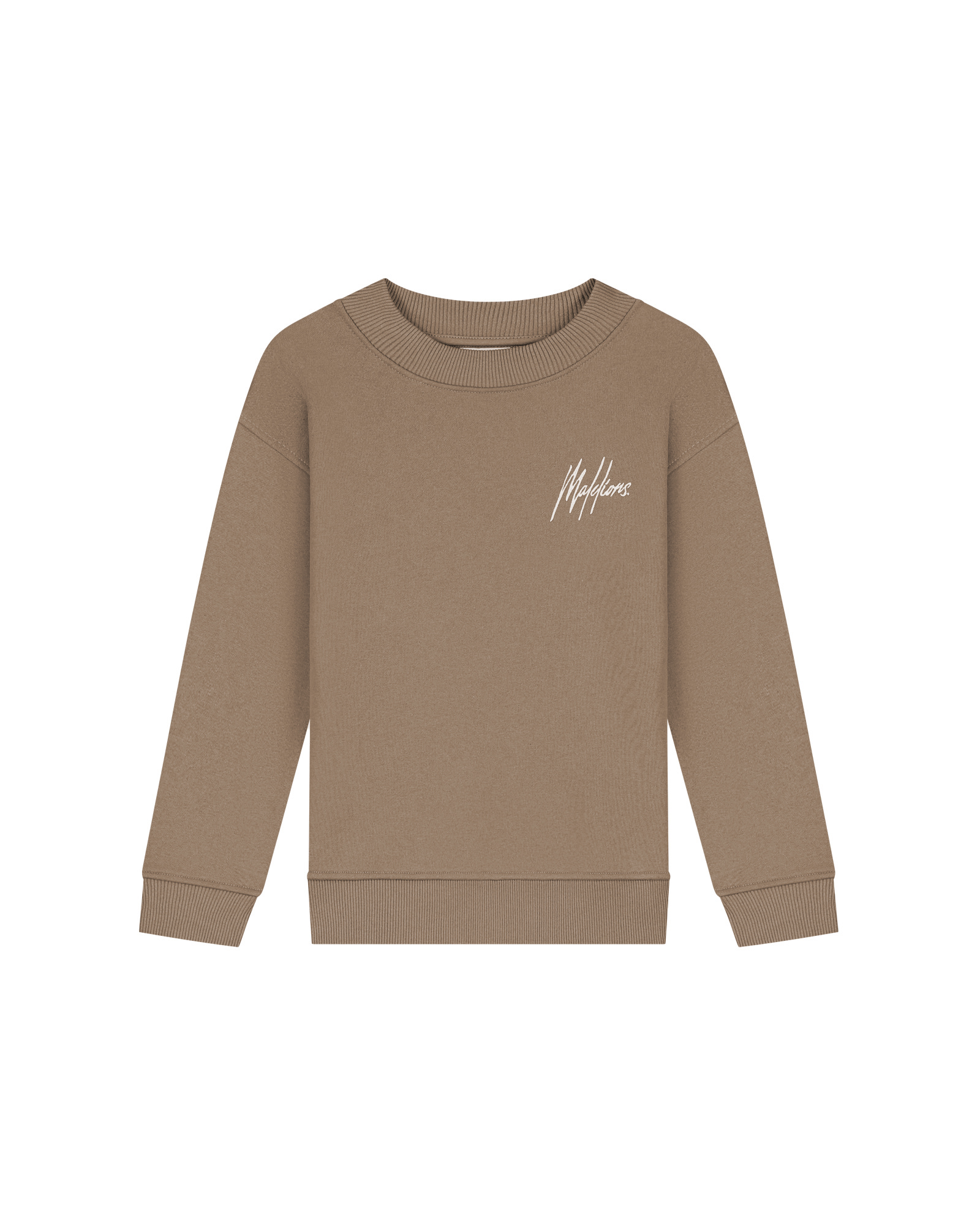 Malelions winter sweater meisjes - choco bruin - Tribe