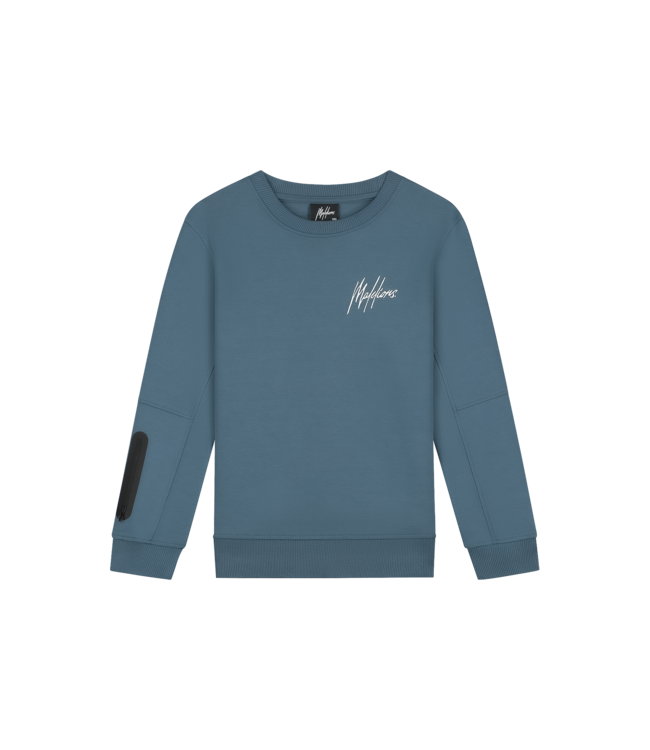 Malelions winter sweater jongens - teal blauw - Sport Counter