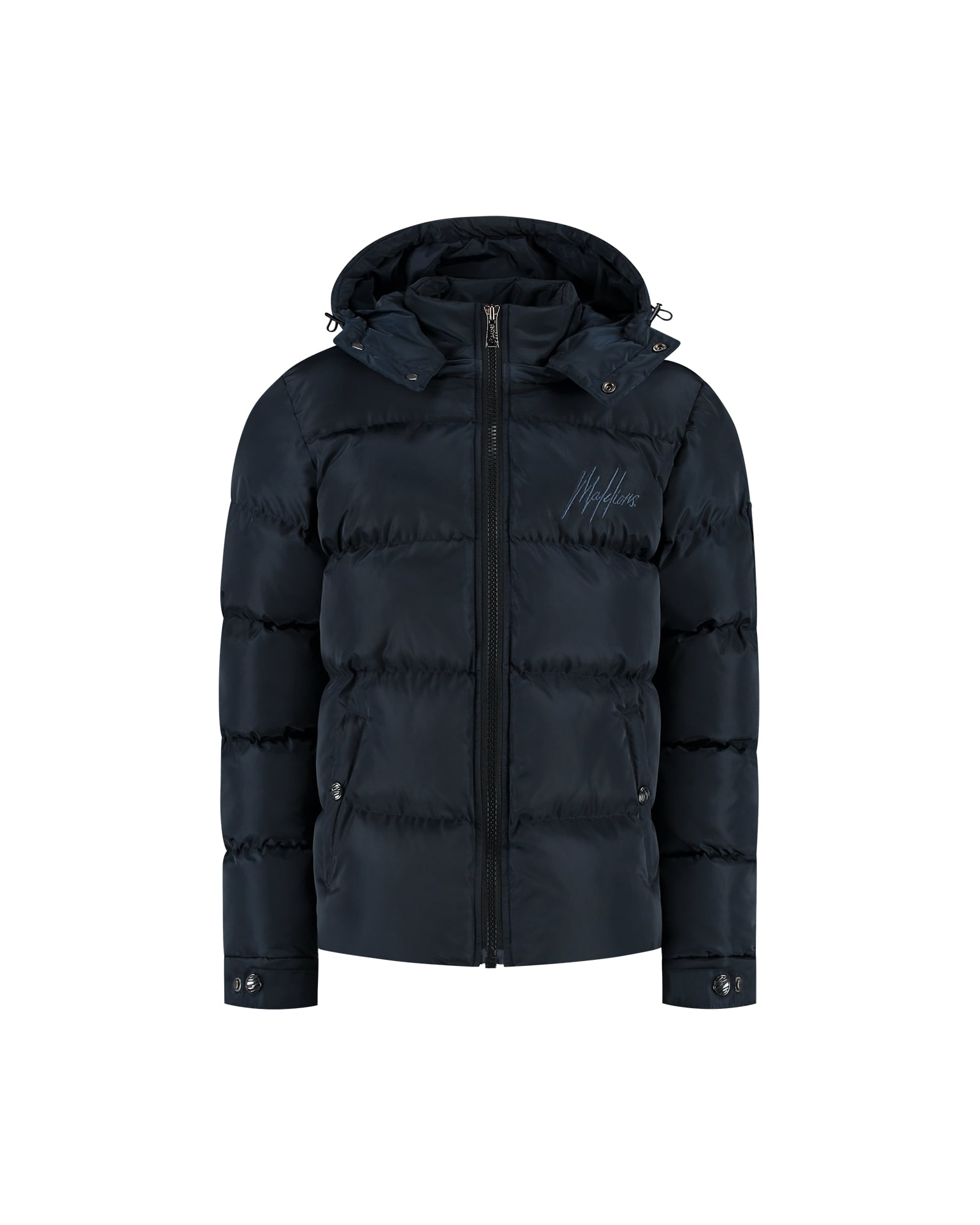 Malelions winter winterjas jongens - navy blauw - Patch Puffer