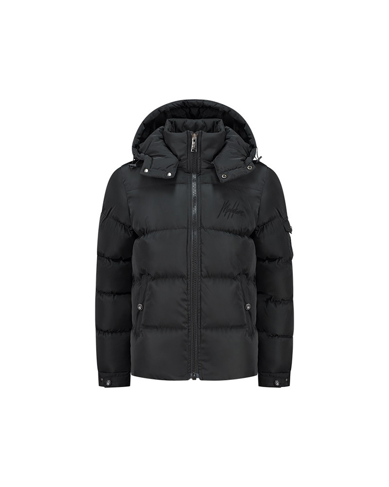 Malelions winter winterjas jongens - zwart - Patch Puffer