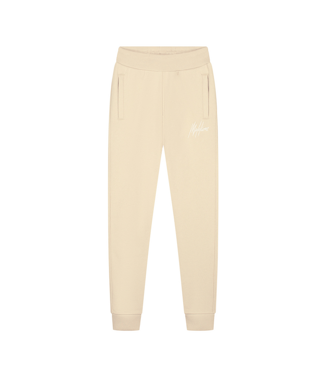 Malelions winter tracksuit jongens - beige wit - Essentials + GRATIS PET!