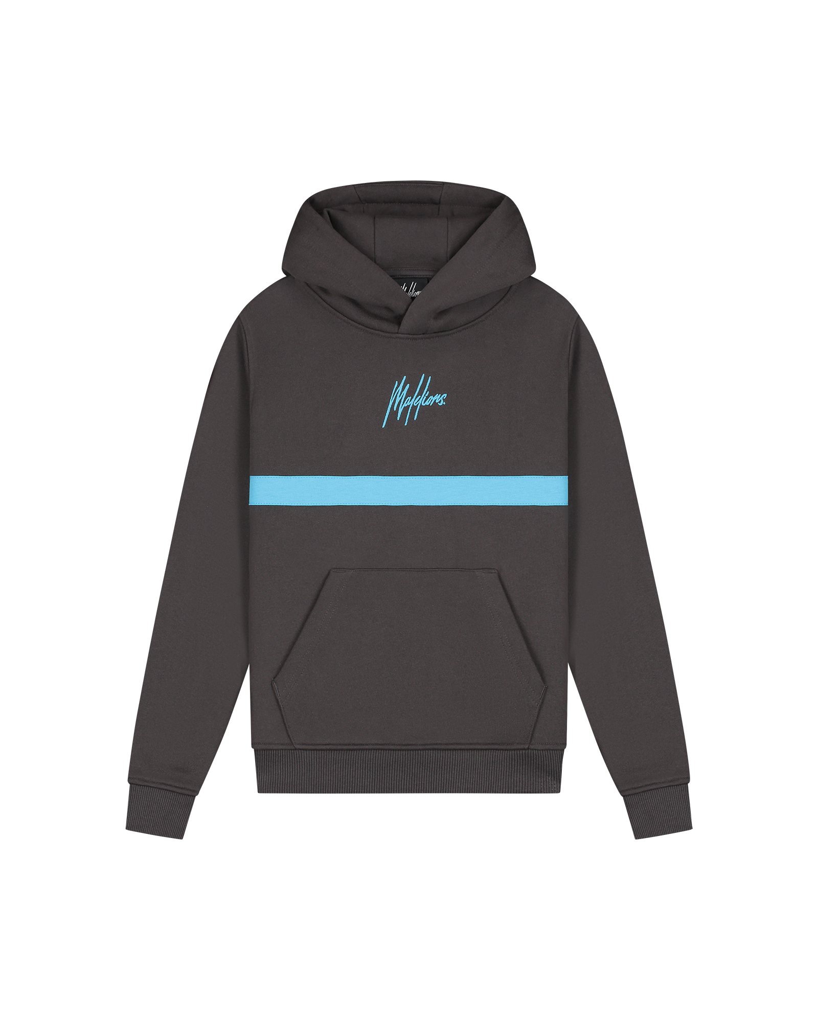 Malelions winter hoodie jongens - grijs blauw - Tube