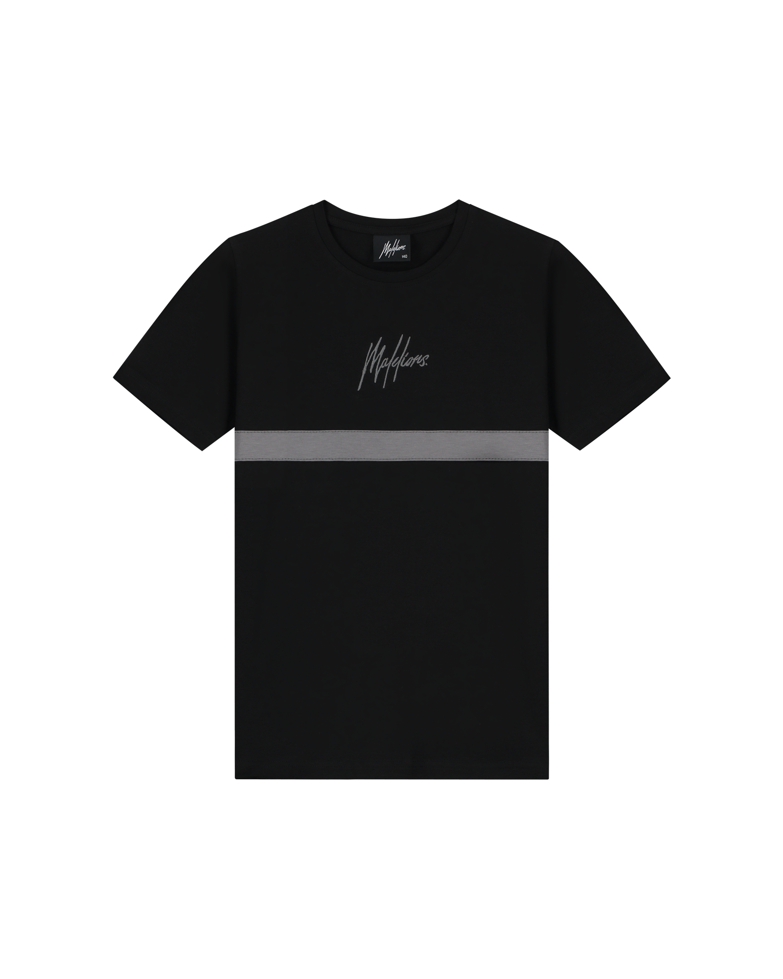 Malelions winter t-shirt jongens - zwart grijs - Tube afbeelding