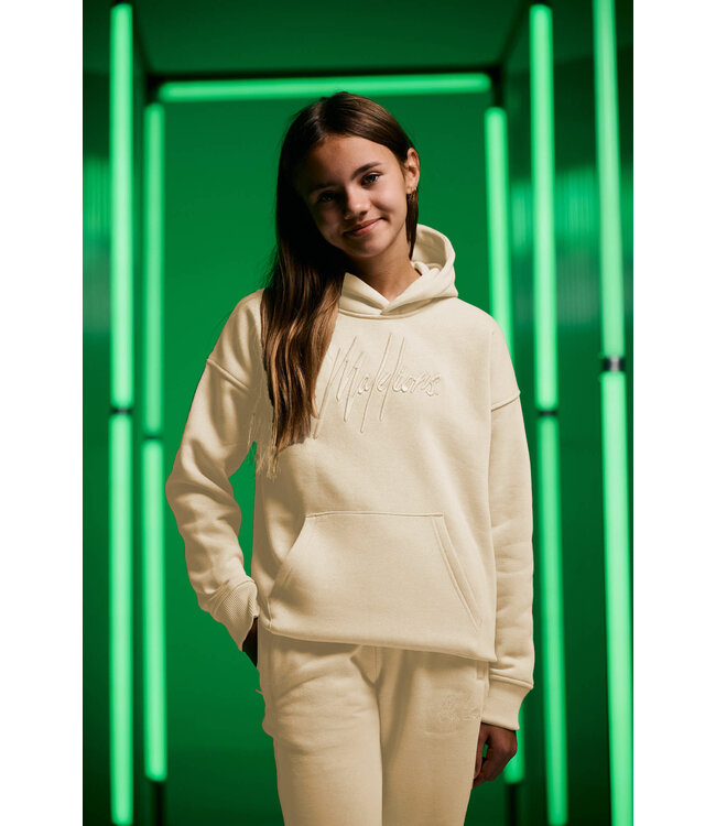 Malelions winter tracksuit meisjes - taupe - Essentials + GRATIS PET!