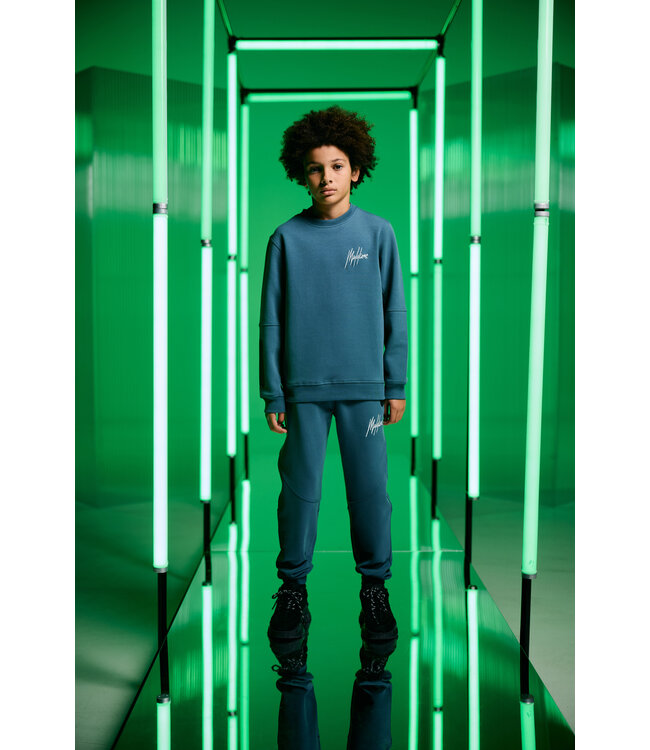 Malelions winter sweater jongens - teal blauw - Sport Counter