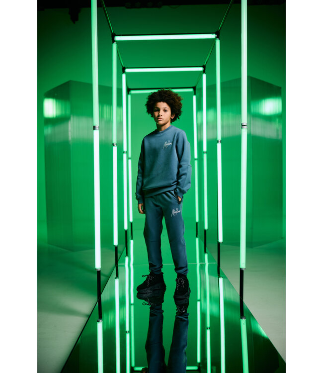 Malelions winter sweater jongens - teal blauw - Sport Counter