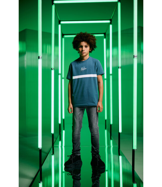 Malelions winter t-shirt jongens - blauw - Tube