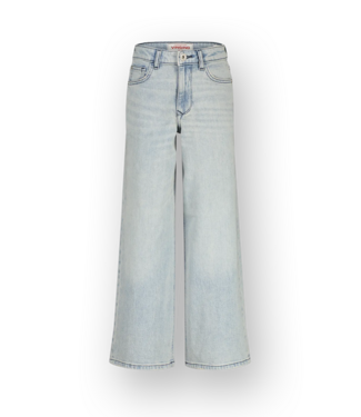 Vingino zomer jeans broek meisjes - Cita - blauw - extra wide leg