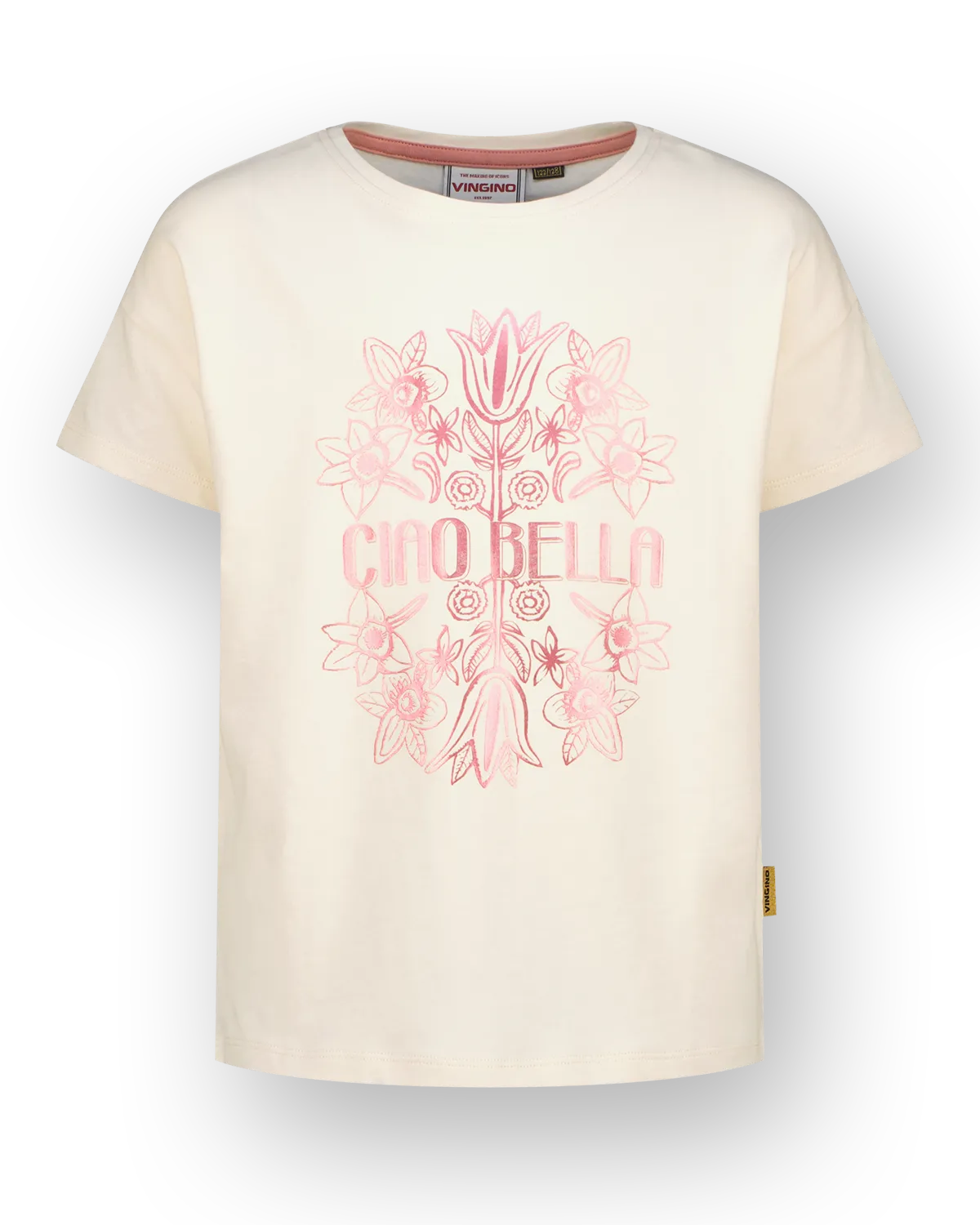 Vingino zomer t-shirt meisjes - wit - Harlyn