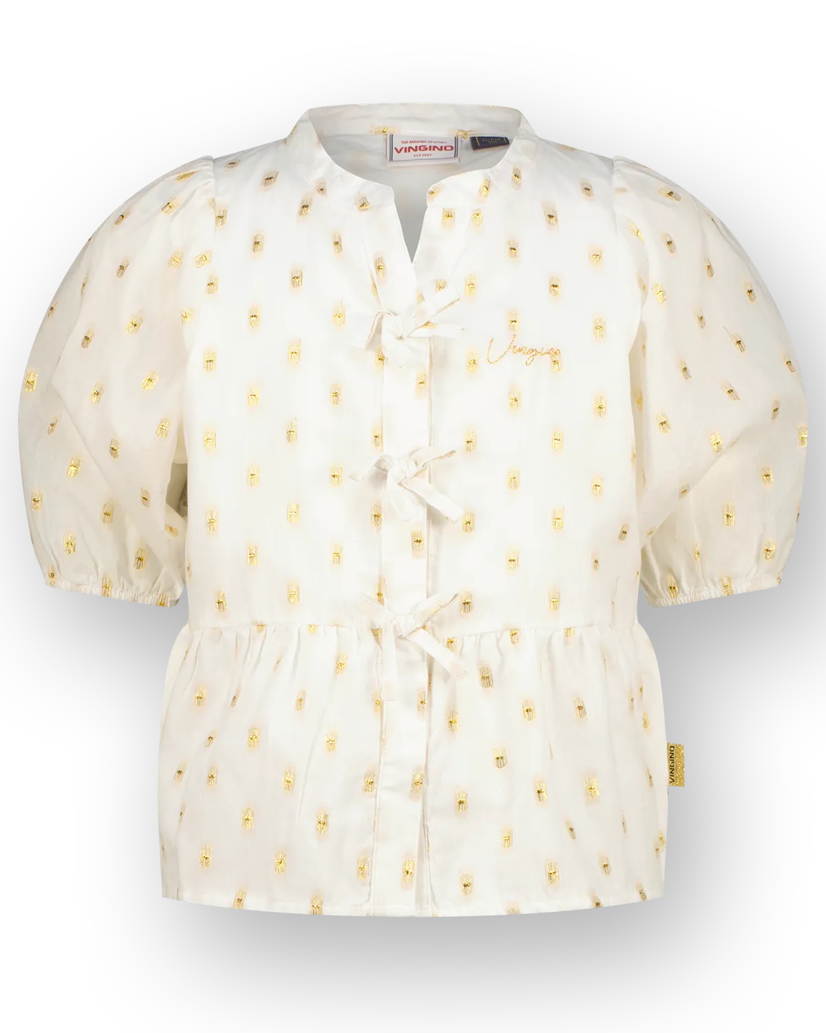 Vingino zomer blouse meisjes - goud - Lisan