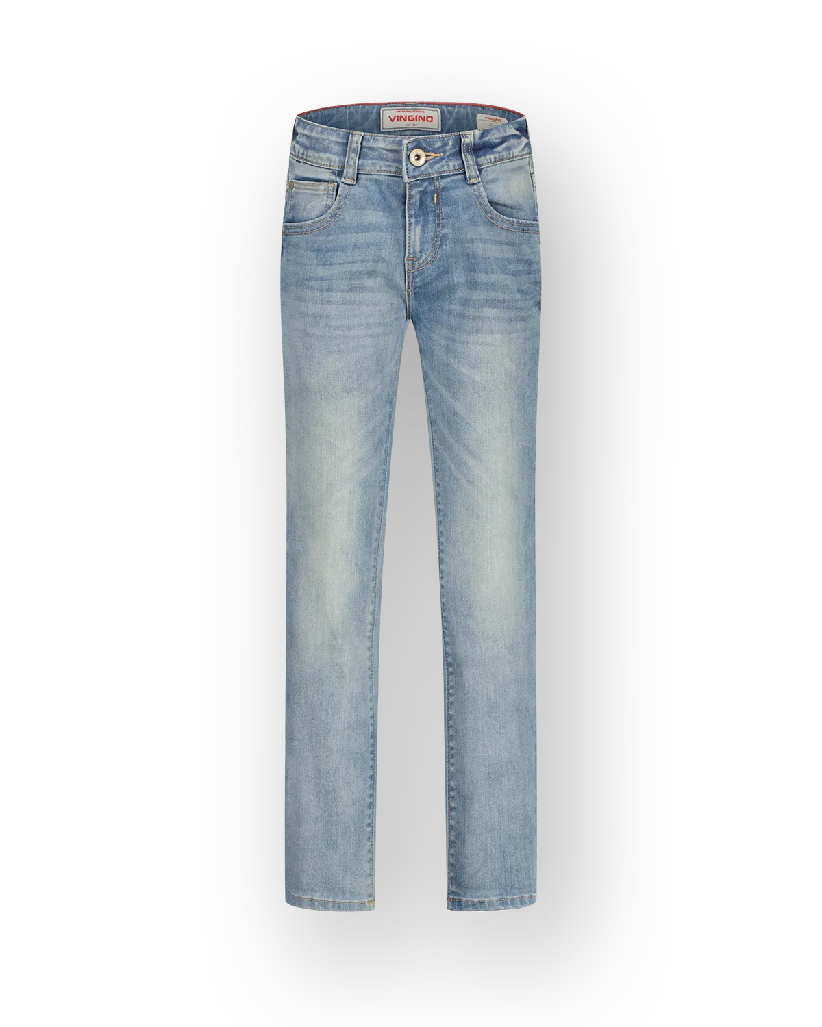 Vingino zomer jeans broek jongens - blauw - Damian - slim fit