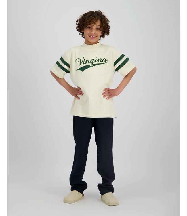 Vingino zomer t-shirt jongens - off white - Hoyt - oversized
