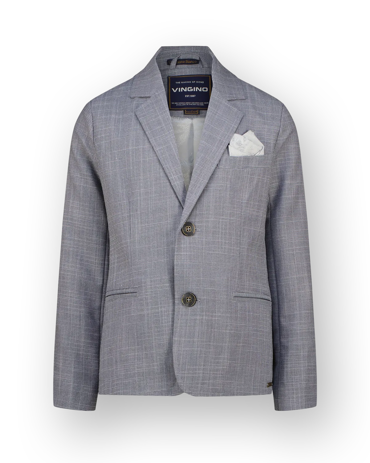 Vingino zomer blazer jongens - blauw - Tito