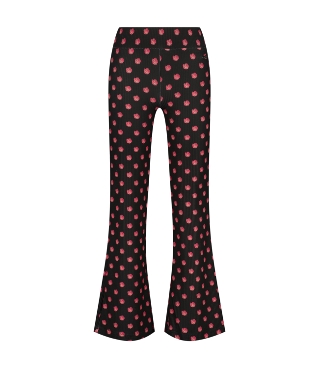 Raizzed zomer broek meisjes - zwart - Parisa - wide leg