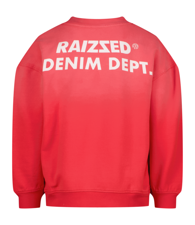 Raizzed zomer sweater jongens - rood - Nover - boxy fit