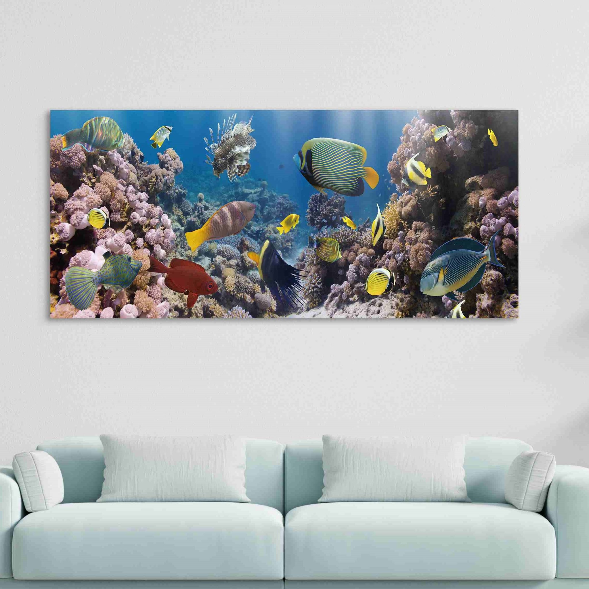 Plexiglas schilderij onderwaterwereld