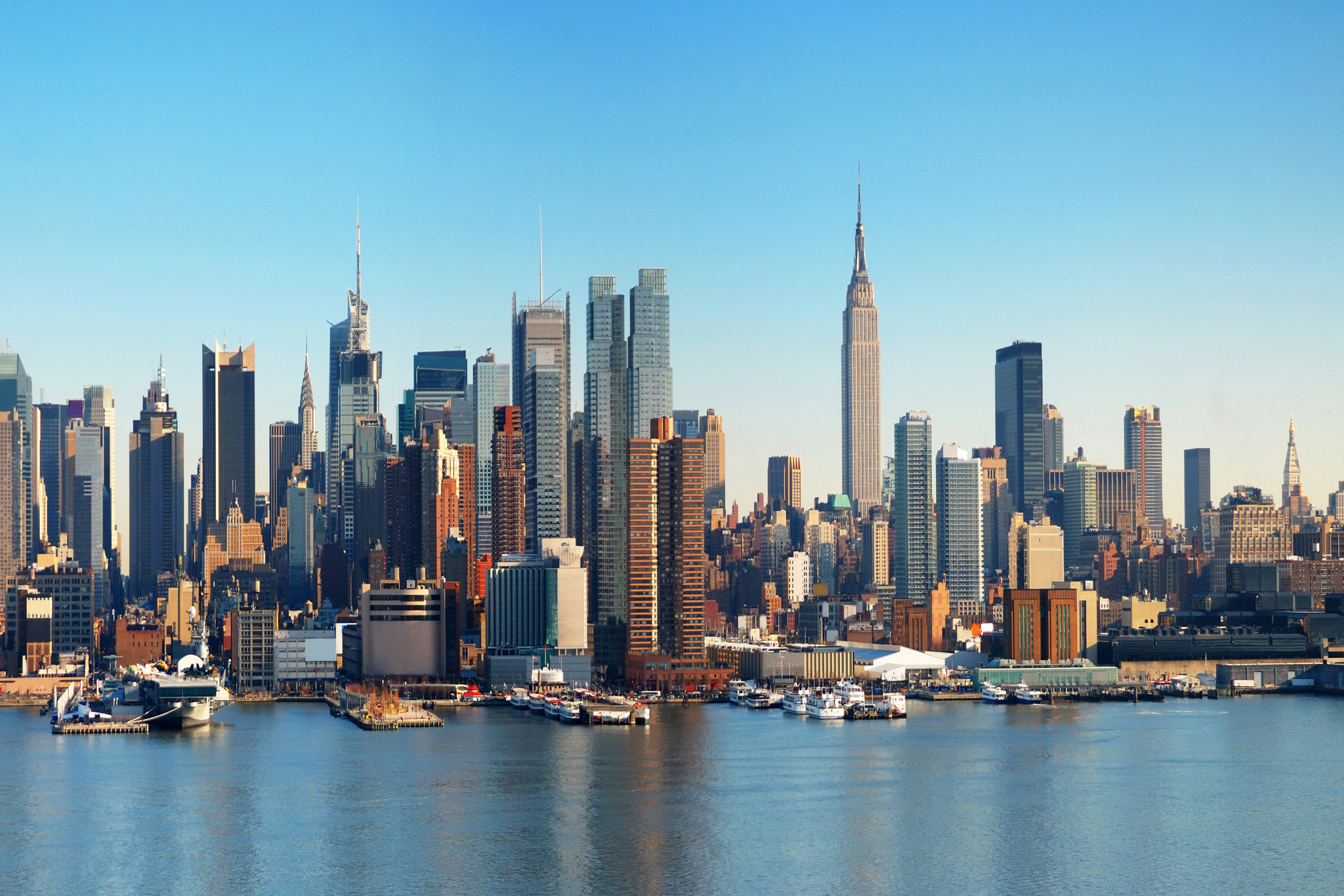 Plexiglas schilderij New York Skyline