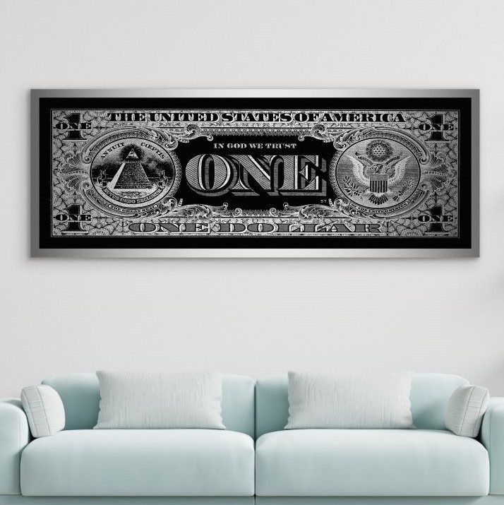Plexiglas schilderij dollar