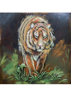 3d Schilderij metaal tijger