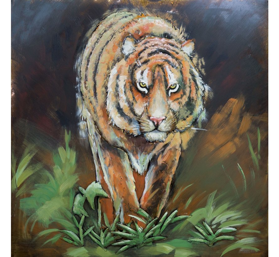 3d Schilderij metaal tijger
