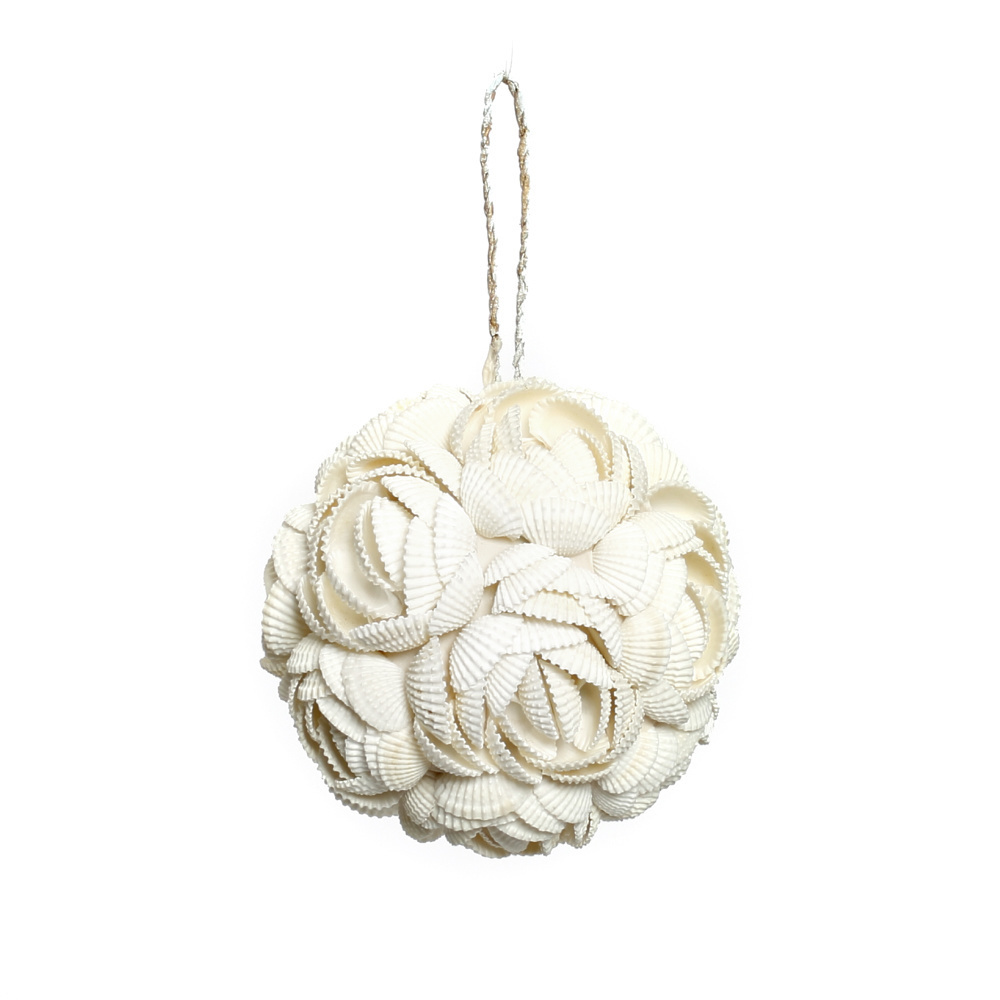 De Rose Schelpen Balhanger - Wit - M