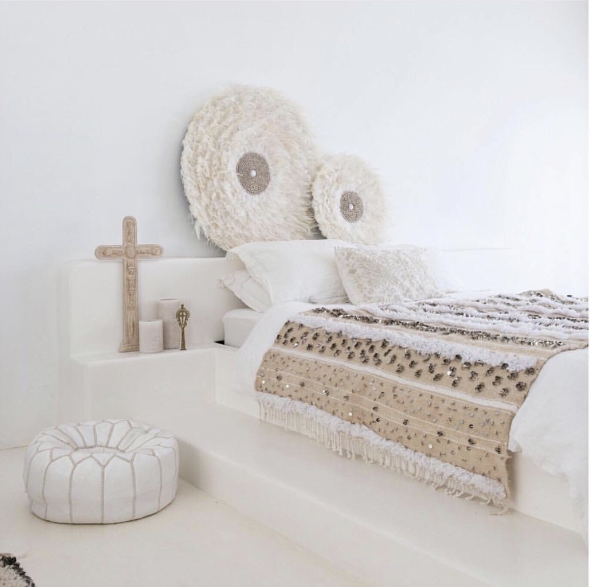 De Coastal Juju Muurdecoratie - Wit - L
