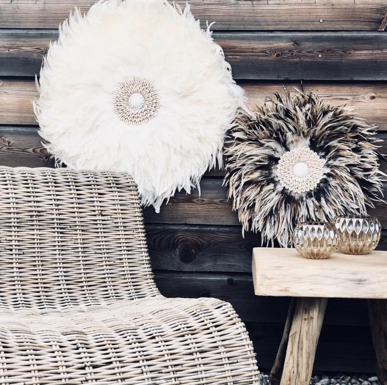 De Coastal Juju Muurdecoratie - Wit - L