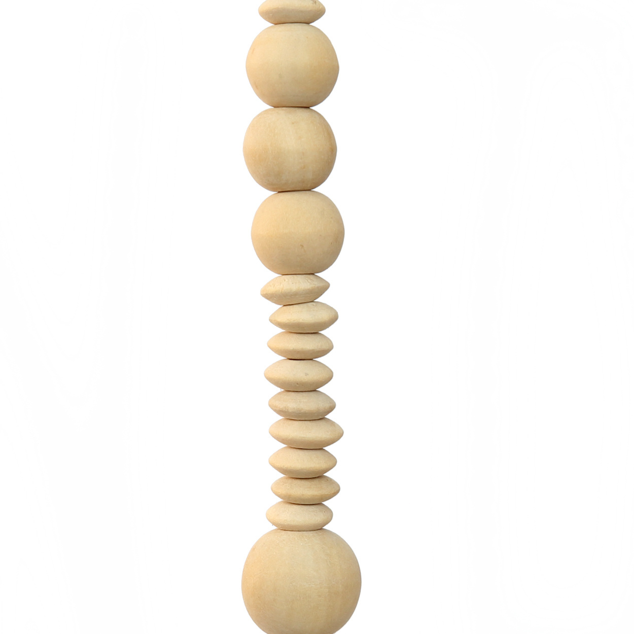 De Lovina Halsketting - Naturel Zwart