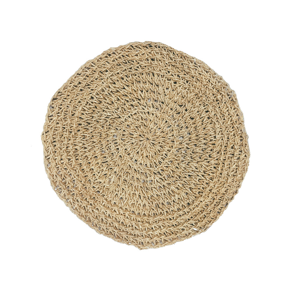 De Zeegras Placemat Rond - Naturel
