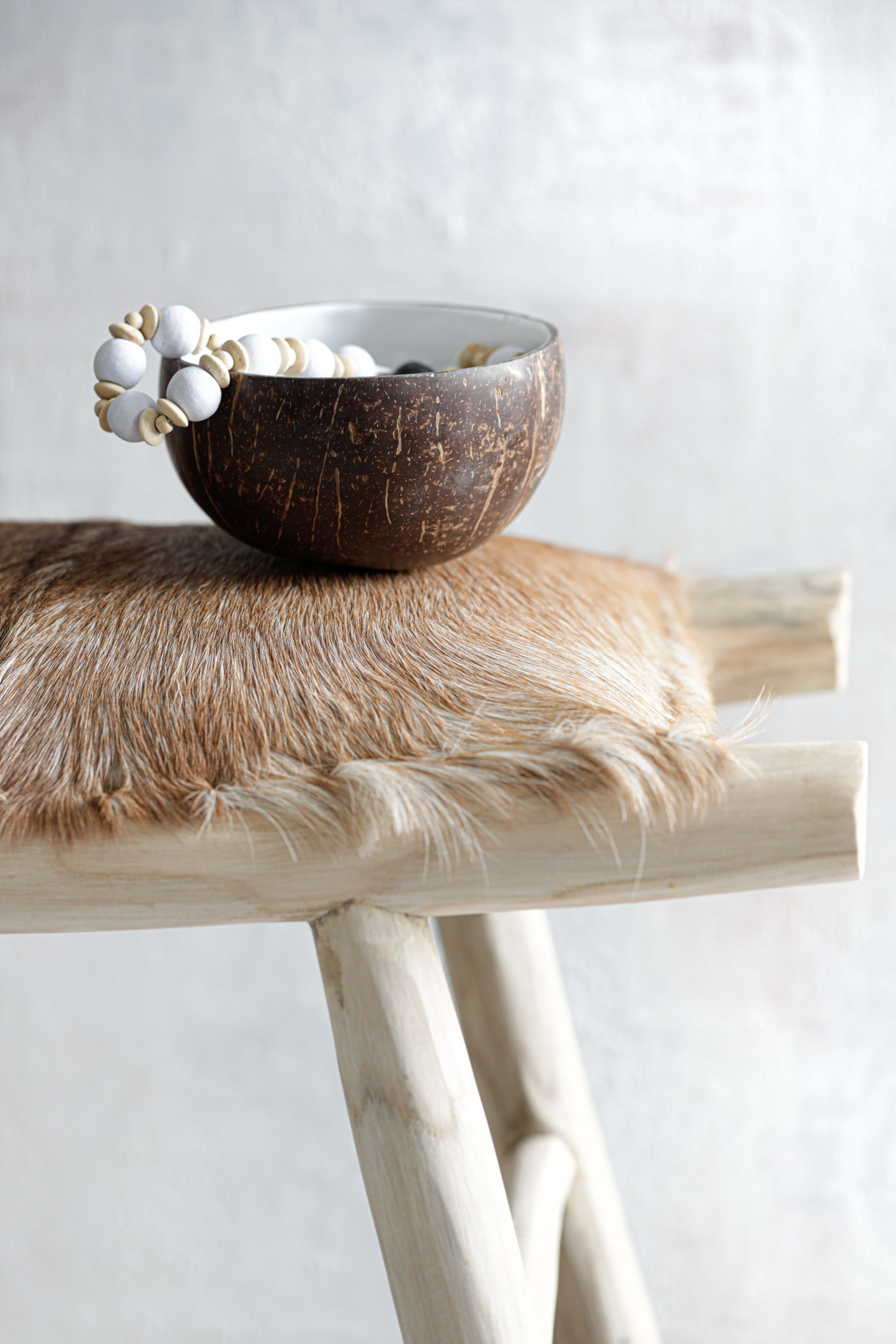 De Coco Food Kom - Naturel Wit