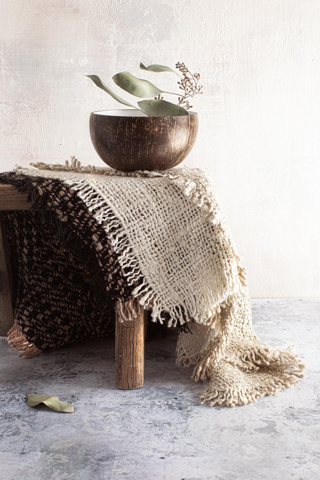 De Coco Food Kom - Naturel Wit