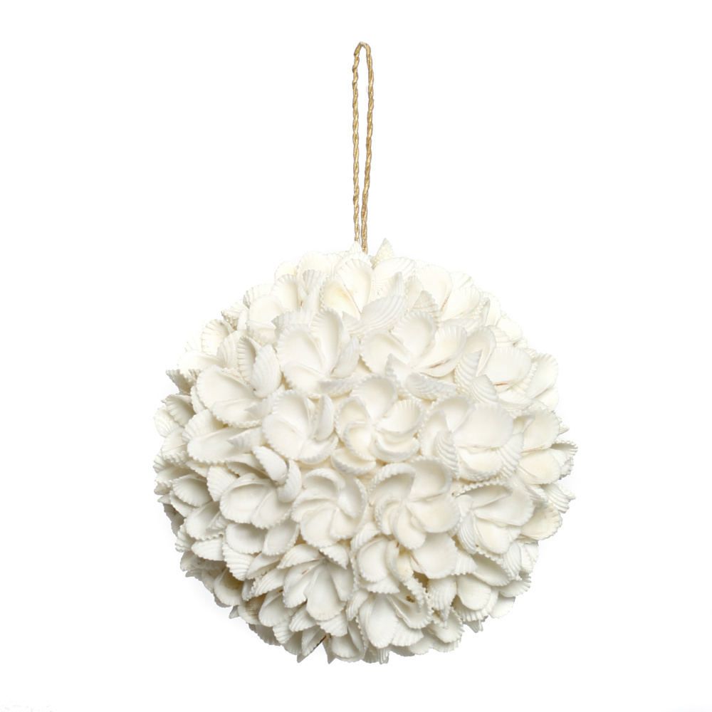 De Flower Shell Balhanger - Wit - L