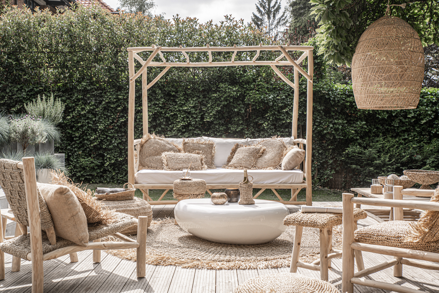 De Raffia Flessenhouder