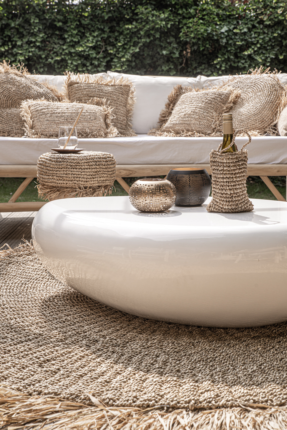De Raffia Flessenhouder