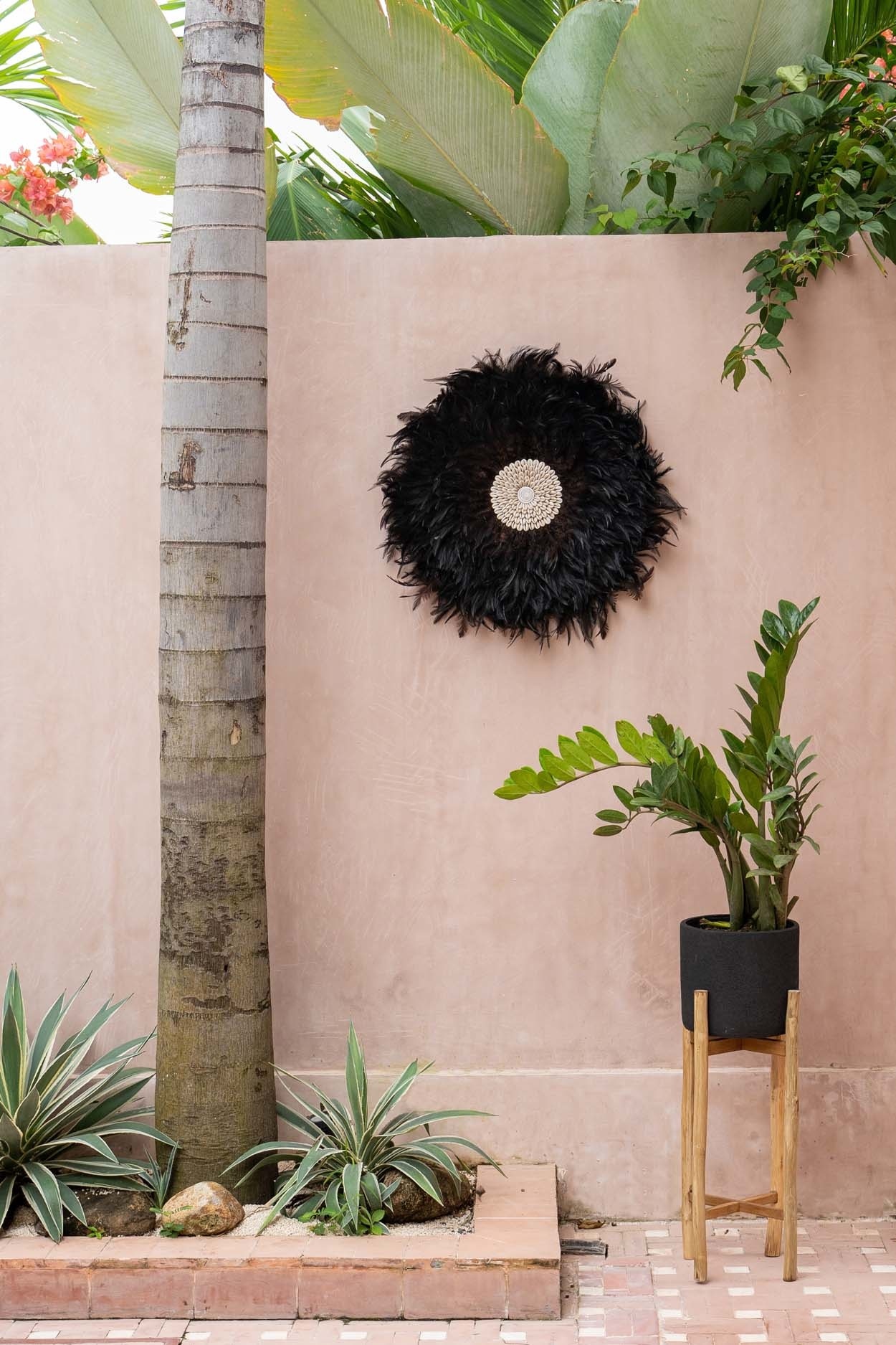 De Coastal Juju Muurdecoratie - Zwart - L