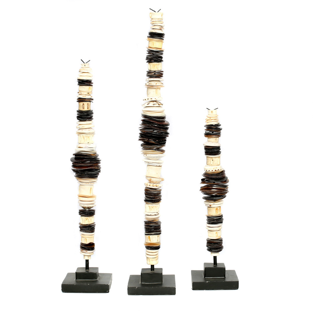 De Money Shell op Stand - Decoratie - Set van 3
