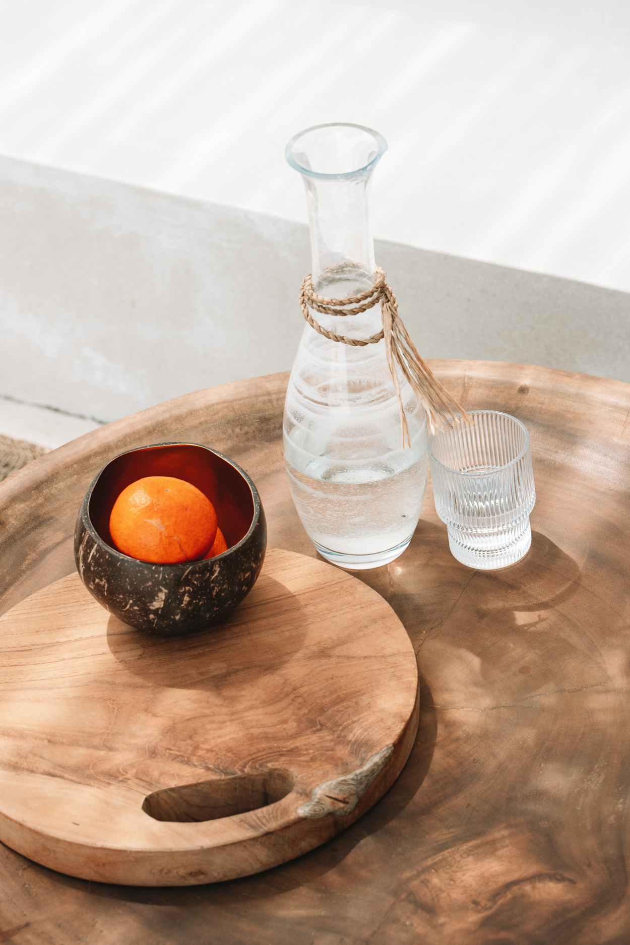 De Coco Food Kom - Naturel Goud