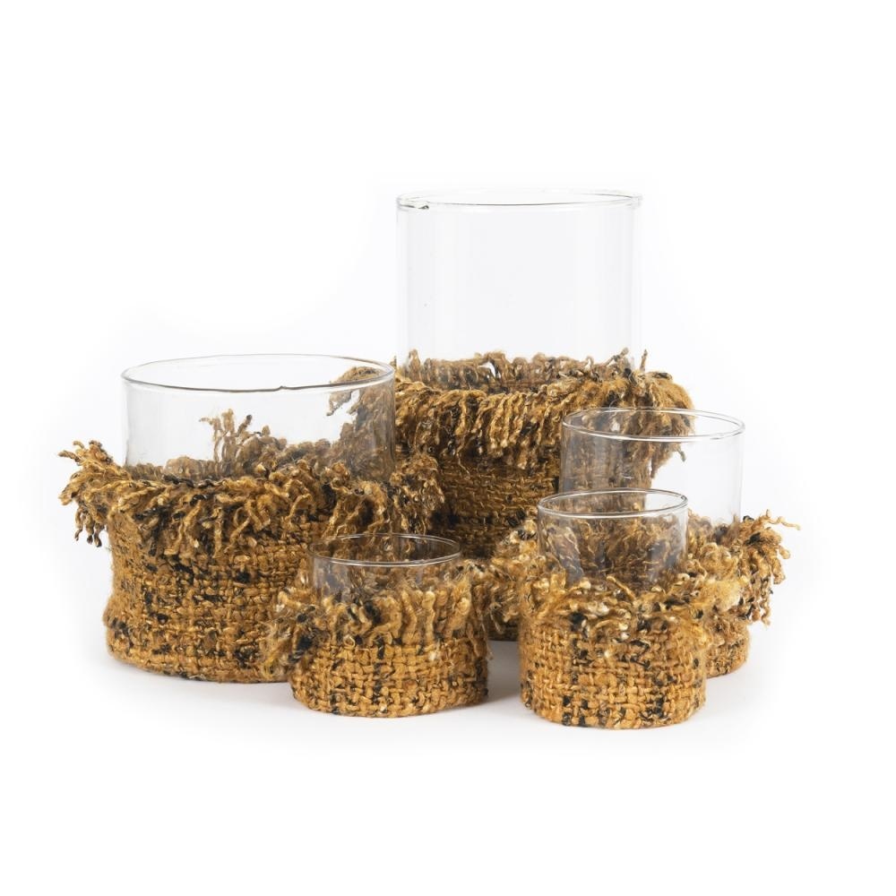 De Oh My Gee Kaarsenhouder - Kaneel Zwart - L - Set van 2