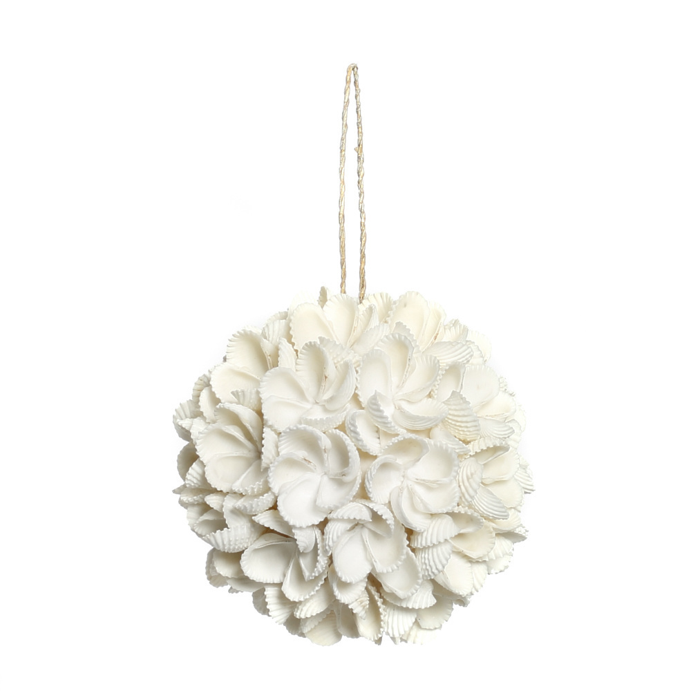 De Flower Shell Balhanger - Wit - M