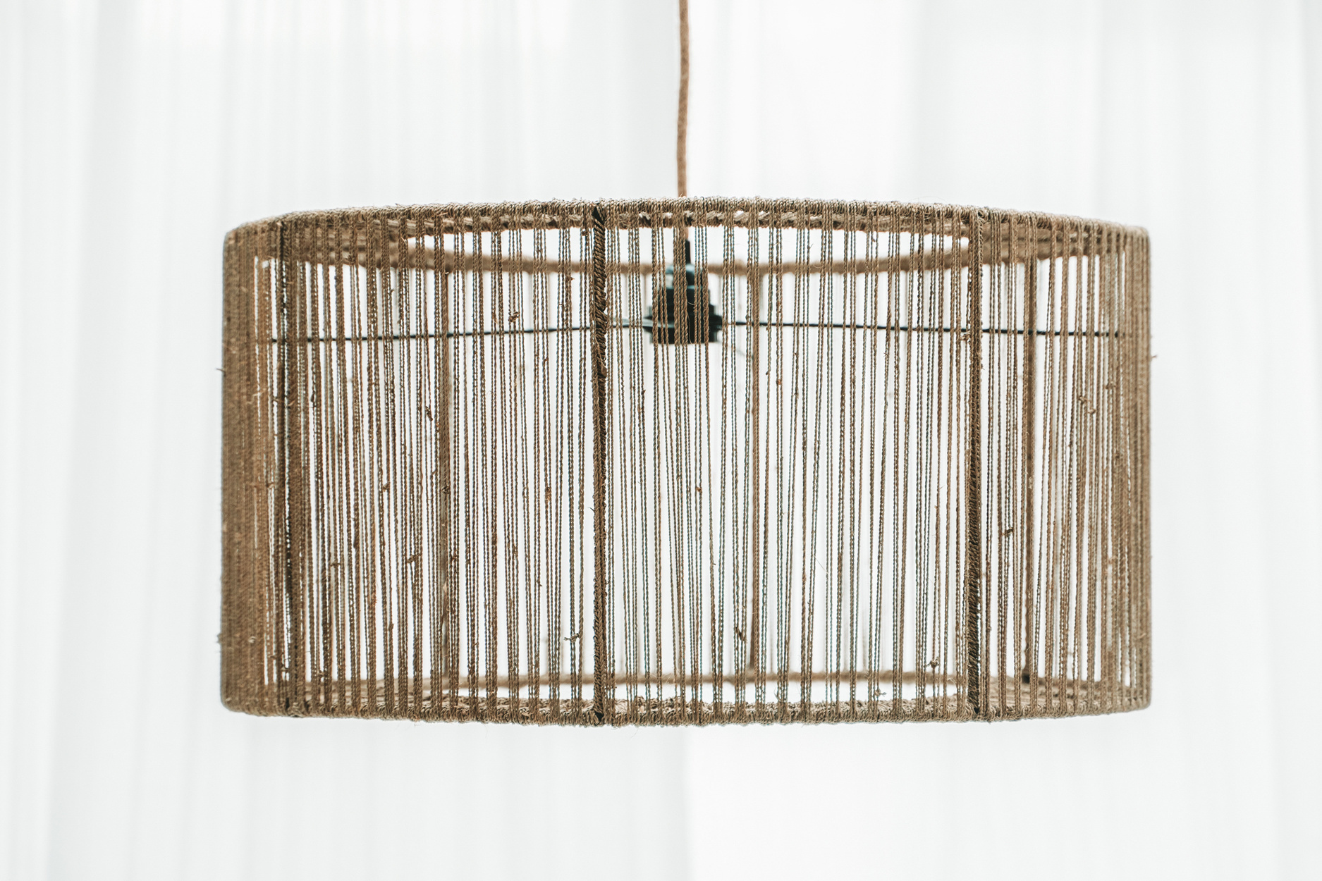 De Uni Hanglamp - Naturel - L