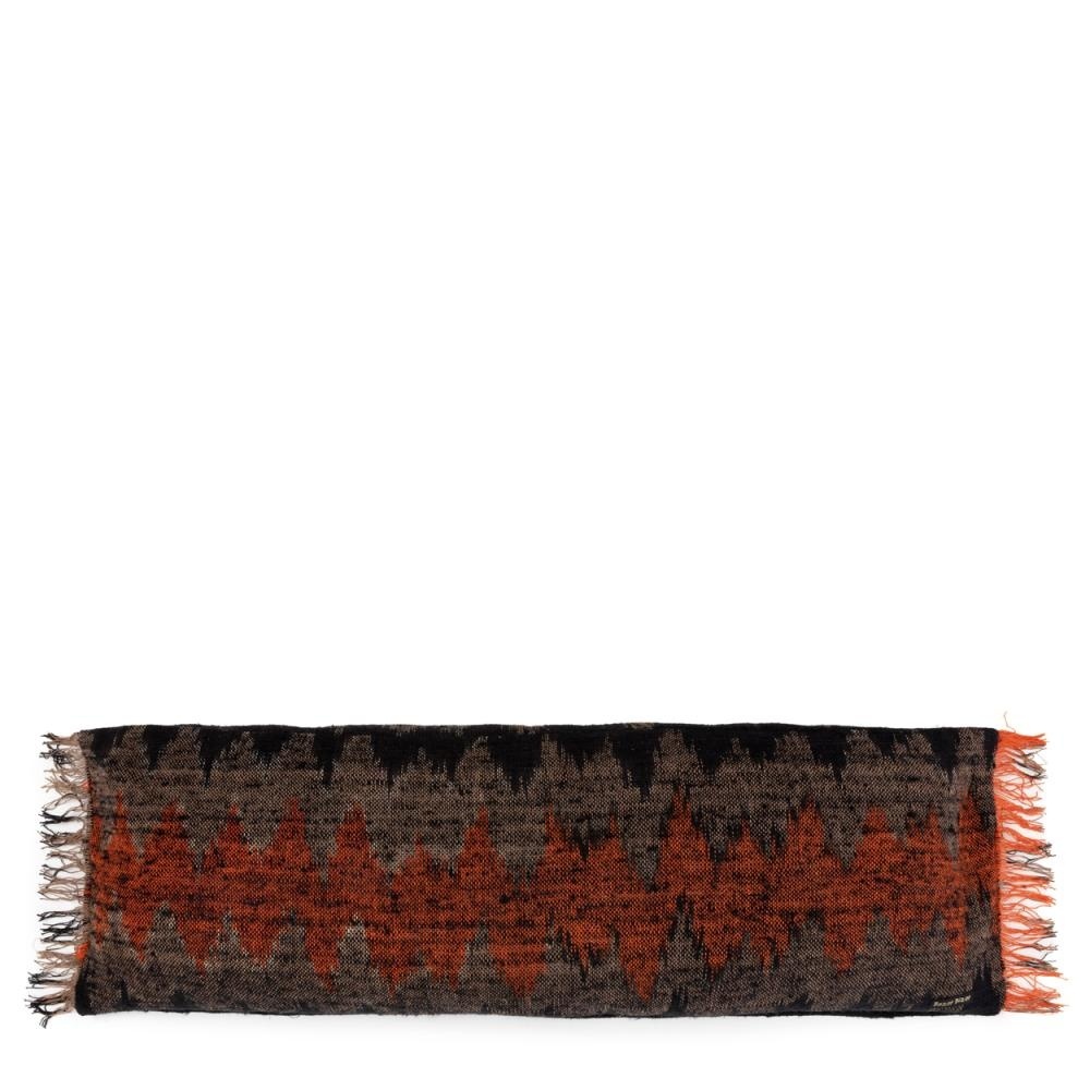 De Oh My Gee Kussenhoes - Zwart Oranje - 35x100