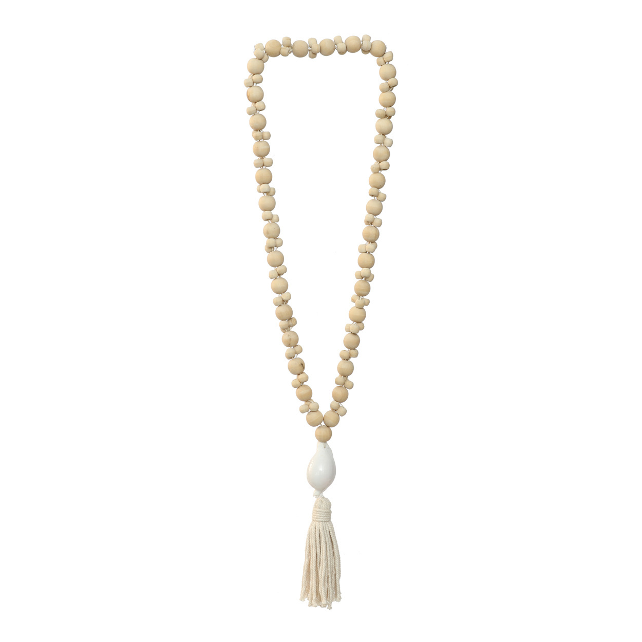 De Kubu Halsketting - Naturel Wit